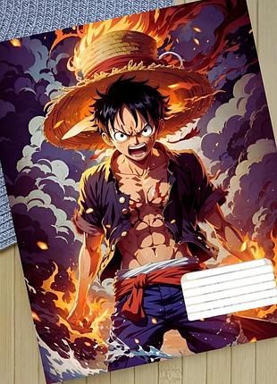 Зошит ван піс one piece клітинка 18 аркушів (30766)