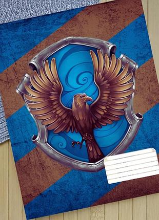 Тетрадь гарри поттер рейвенклов harry potter ravenclaw клетка 18 листов (30919)