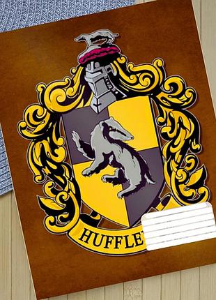 Тетрадь гарри поттер пуффендуй harry potter hufflepuff линия 18 листов (30933)