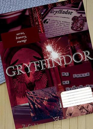 Тетрадь гарри поттер ґрифиндор harry potter gryffindor линия 18 листов (30907)