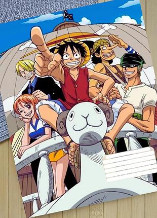 Тетрадь ван пис one piece клетка 18 листов (30761)
