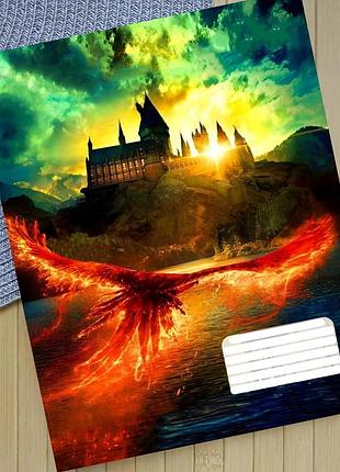 Тетрадь гарри поттер слизерин harry potter slytherin клетка 18 листов (30945)