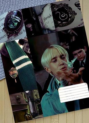 Тетрадь гарри поттер слизерин harry potter slytherin линия 18 листов (30950)