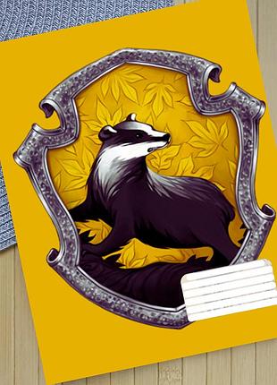 Тетрадь гарри поттер пуффендуй harry potter hufflepuff линия 18 листов (30931)