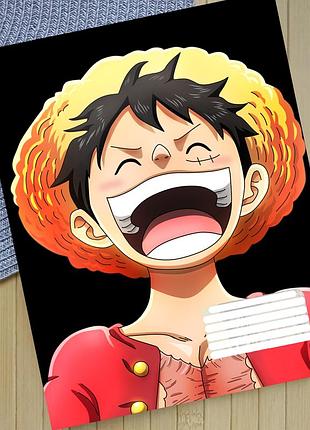 Тетрадь ван пис one piece клетка 18 листов (30768)