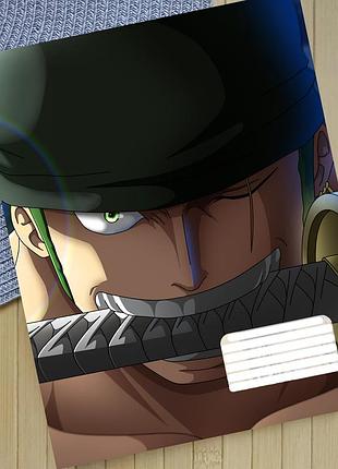 Тетрадь ван пис one piece клетка 18 листов (30787)