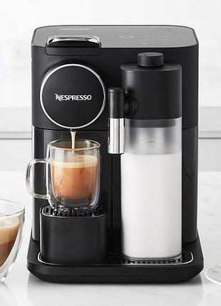 Кавомашина капсульна nespresso gran lattissima чорна для капсул nespresso original