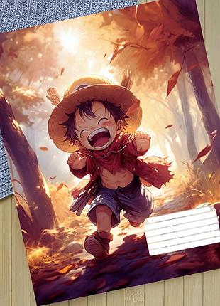 Тетрадь ван пис one piece клетка 18 листов (30763)