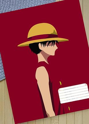 Тетрадь ван пис one piece клетка 18 листов (30777)