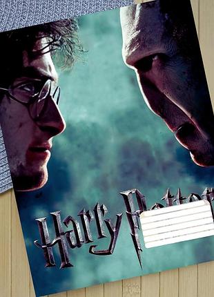 Тетрадь гарри поттер слизерин harry potter slytherin клетка 18 листов (30940)