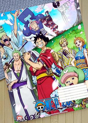 Тетрадь ван пис one piece клетка 18 листов (30756)