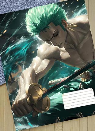 Тетрадь ван пис one piece клетка 18 листов (30792)