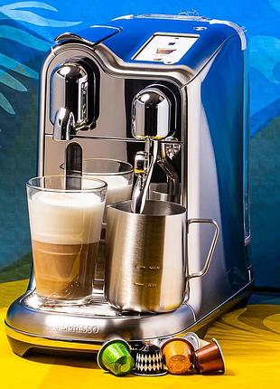 Кавомашина капсульна nespresso creatista pro для капсул nespresso original, silver