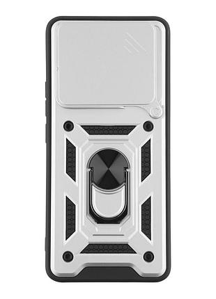 Чохол накладка guard shield armor з кільцем для xiaomi redmi note 15 pro 4g silver