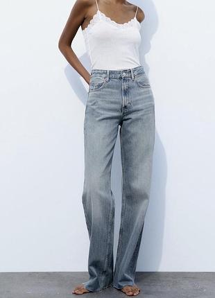 Джинси zara wide leg