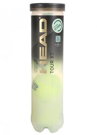 М'ячі для тенісу head tour xt 4 ball
