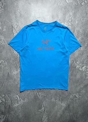 Vintage винтажная футболка arc’teryx арктерикс big logo gorpcore горпкор size m размер м