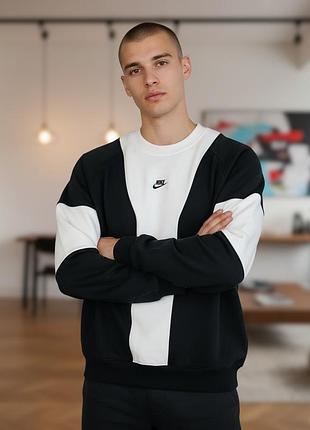 Свитшот nike черно-белый