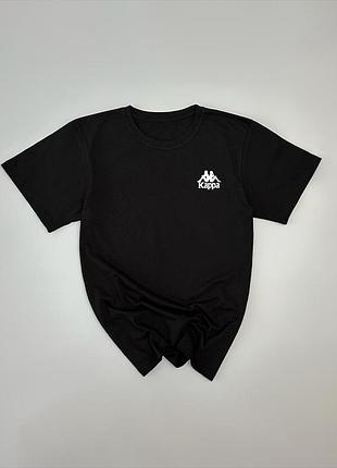 Футболка чорна kappa