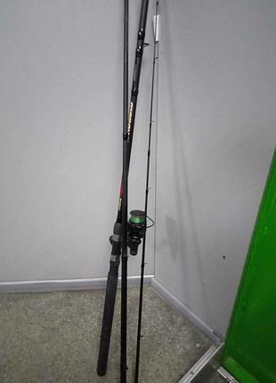Рыболовное удилище спиннинг удочка б/у flagman magnum black feeder 360 140 г (mb360)