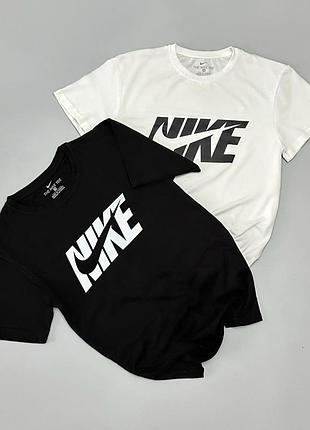 Футболка белая + футболка черная nike big