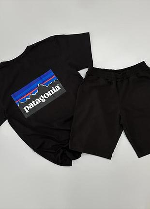 Футболка черная + шорты patagonia