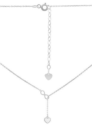 Серебряное колье proba с емаллю, вес изделия 2,87 гр (2183907) 450500 размер