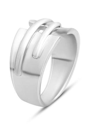 Серебряное кольцо proba с без камней, вес изделия 7,62 гр (2143970) 17.5 размер