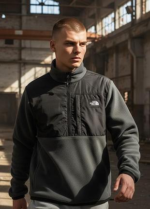 Флисовый анорак tnf графитовый