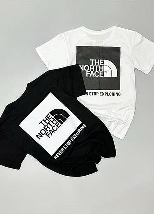 Футболка біла + футболка чорна tnf nse