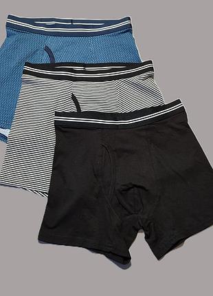 Мужские трусы боксеры набор 3 шт. primark хс синій,різнокольоровий