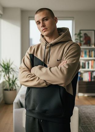 Худі nike коричнево-черный