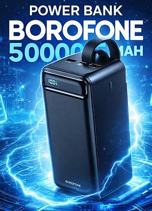 Портативное зарядное устройство borofone power bank 50000mah bj 14d, черный top shop ua_