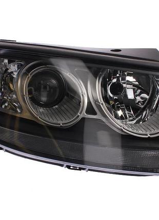 Фара передняя hyundai santa fe 2 2010-2012, правая h7/h7, черная рамка, электрическая/механическая регулировка, depo,