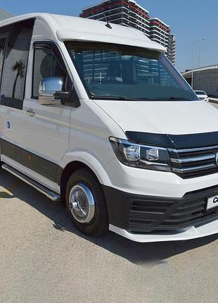 Дефлектор капота volkswagen crafter 2017- eurocap 8029k038