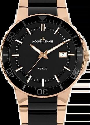 Годинник чоловічий jacques lemans high-tech ceramic 1-2164c