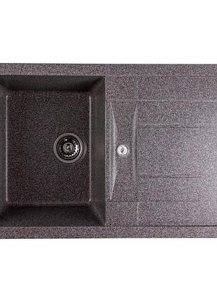 Гранитная мойка valeso 7850 troya матовая, микс