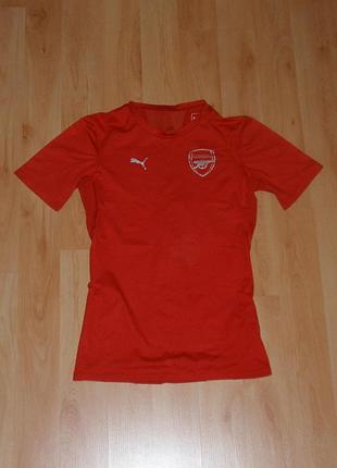 Футбольна термо футболка puma dry cell comression termo dry fc arsenal london/фк арсенал лондон original s-m-l пума red