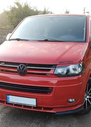 Передня лип накладка (abs) для volkswagen t5 2010-2015 рр