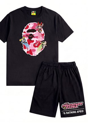 Комплект шорти+футболка bape