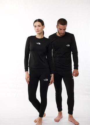Чоловіча термобілизна the north face, комплект зимової термобілизни на мікрофлісі, термобілизна тнф