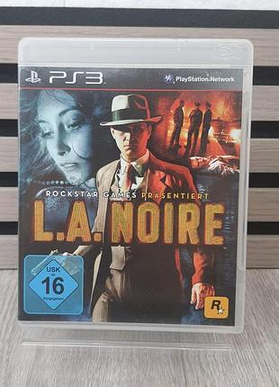 Дисковая версия игры l.a. noire (ps3) bles00933