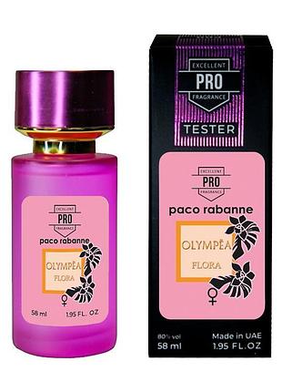 Rabanne olympea flora тестер pro женский 58 мл
