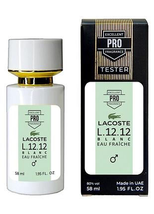Lacoste l.12.12 blanc eau fraiche тестер pro мужской 58 мл