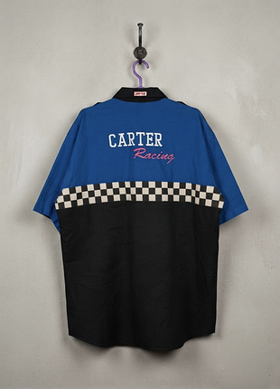 Винтажная гоночная рубашка simpson "carter racing" (made in u.s.a.)