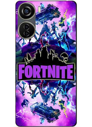 Силіконовий чохол бампер для zte nubia neo 5g з малюнком fortnite marvel фортнайт марвел