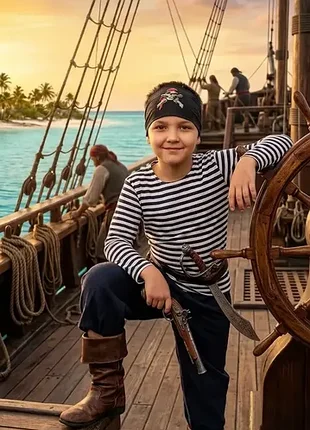 Костюм пирата на 9-10лет