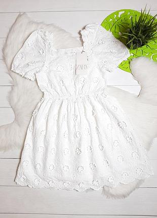 Невероятное белое платье zara