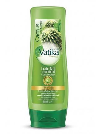 Кондиционер укрепляющий dabur vatika с какусом и чесноком 360 мл. египет оригинал