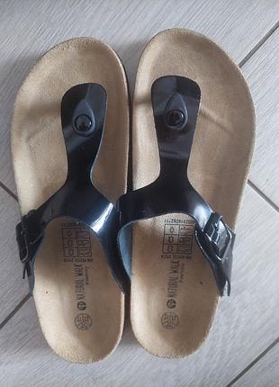 Ортопедические шлепанцы - вьетнамки esmara natural walk (в стиле birkenstock), размер 40